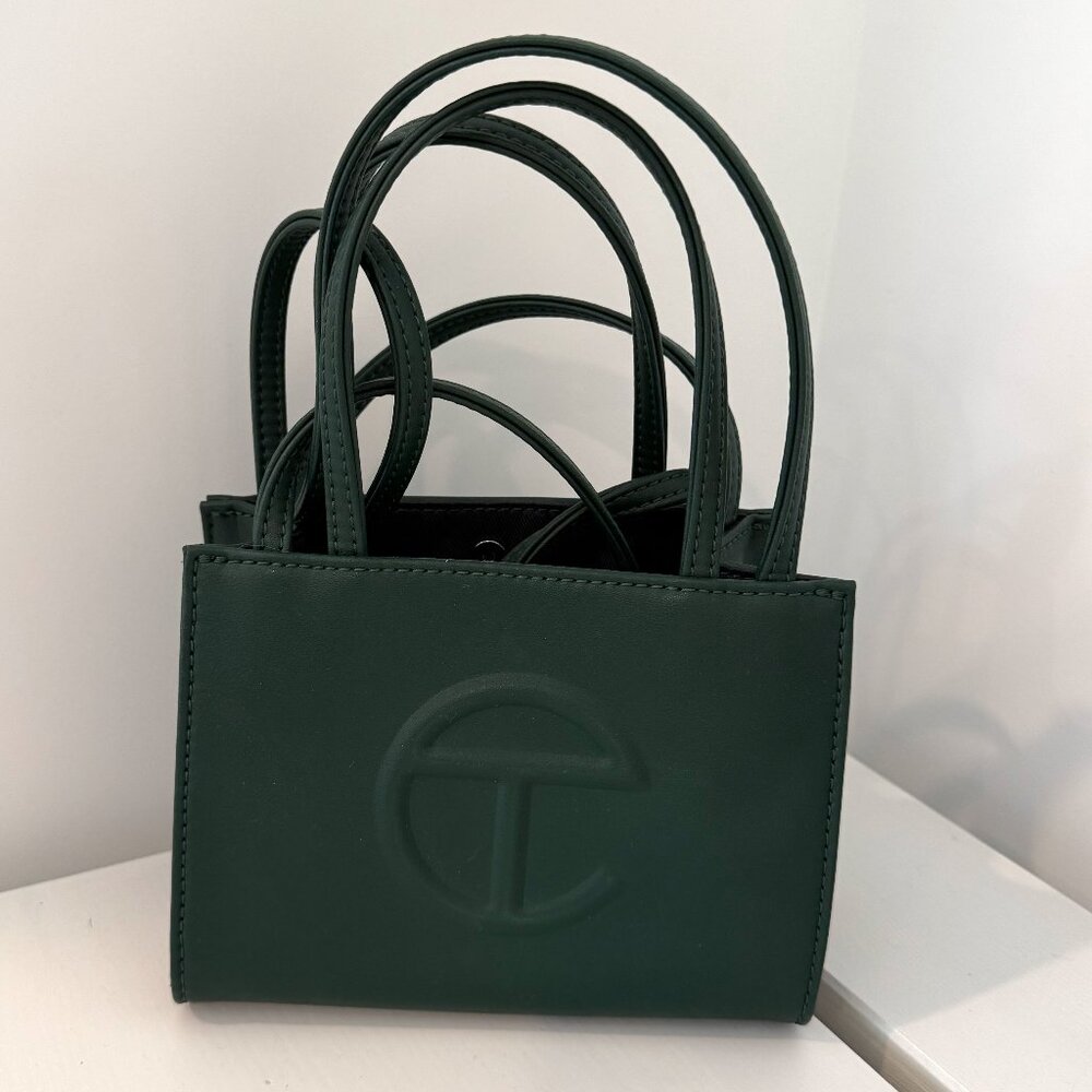 Telfar Dark Olive Green Small Shopping Bag